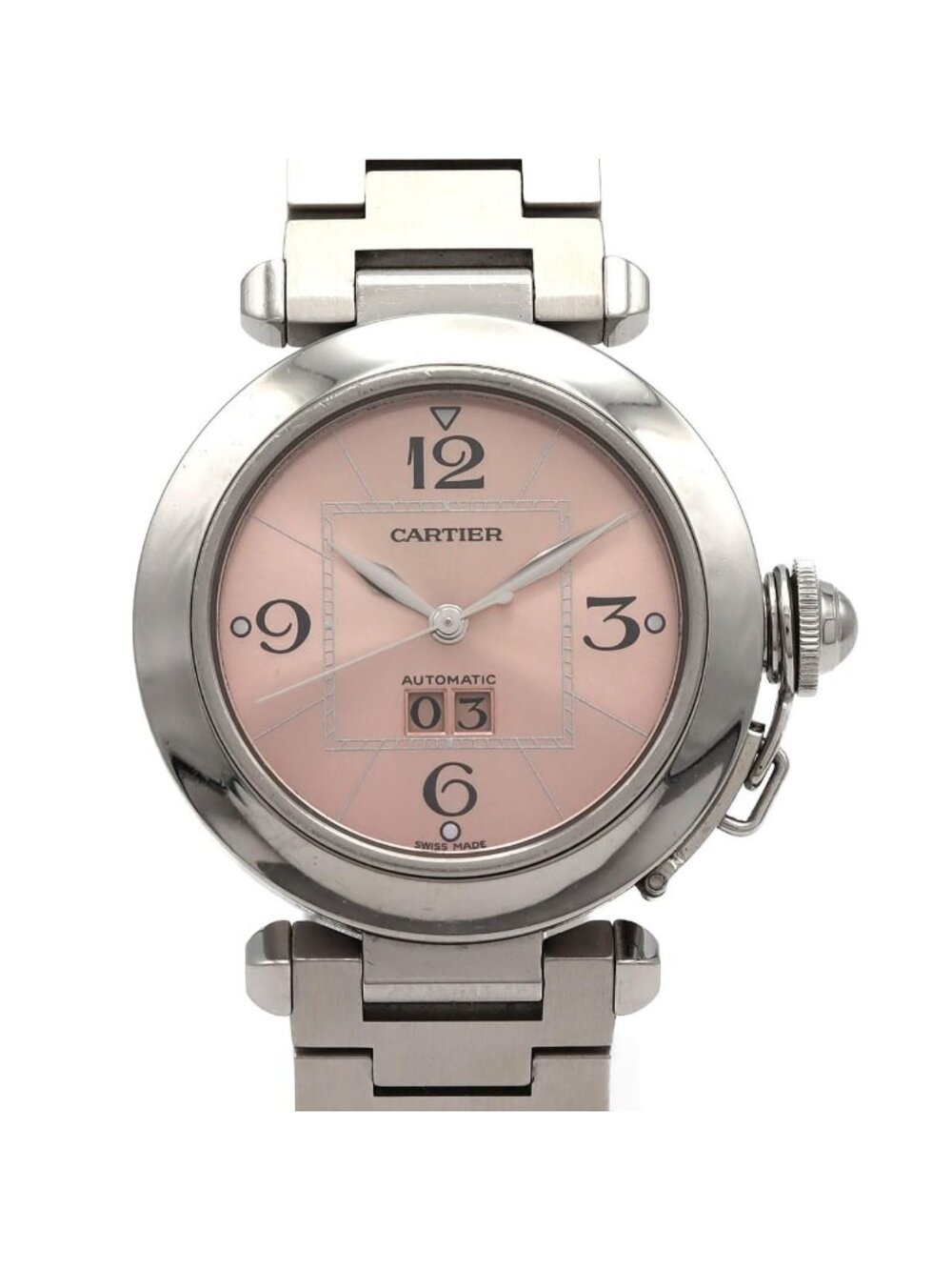 Cartier Pasha C Grande Date SS Automatic